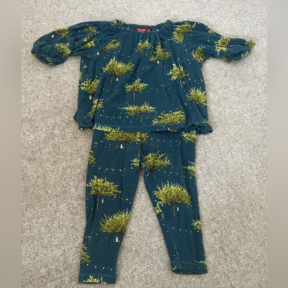 Milkbarn Firefly dress and leggings